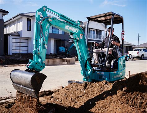 kobelco ss1 mini digger 0.35 ton|Kobelco SK17SR 2 Tonne Mini Excavator 2.2m Dig Depth.